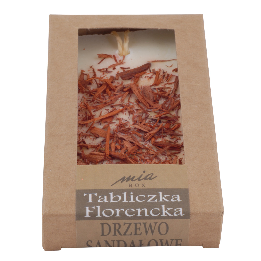 TABLICZKA FLORENCKA DRZEWO SANDAŁOWE - obrazek 3