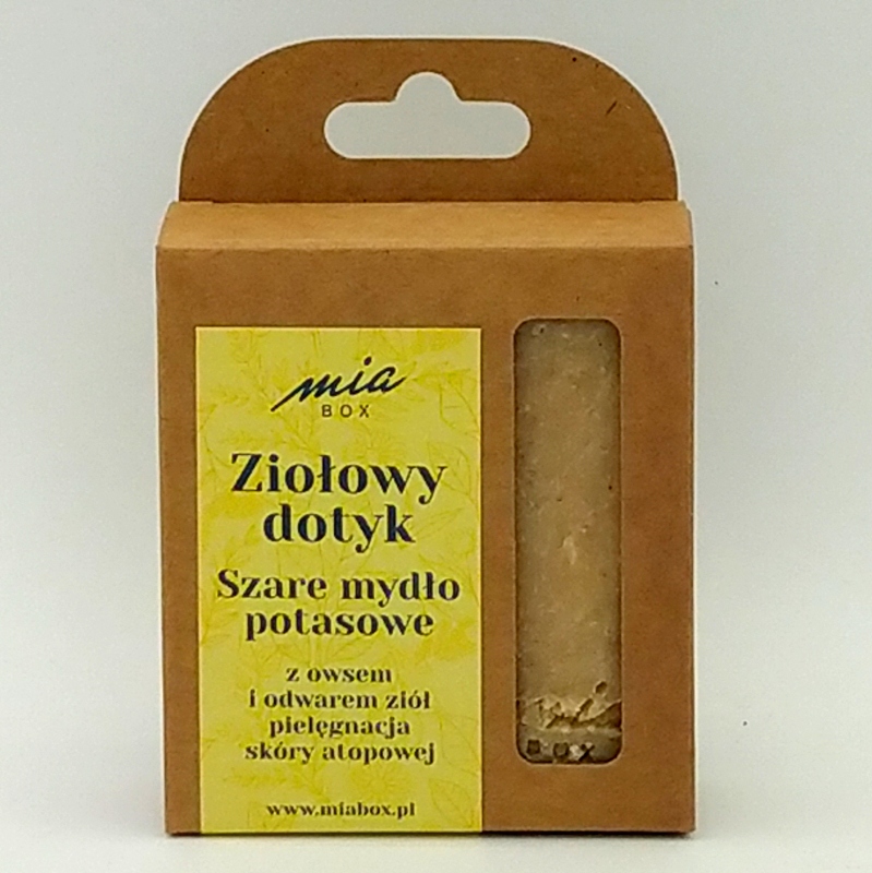 ZIOŁOWY DOTYK - mydło potasowe z owsem i odwarem ziół - obrazek 2