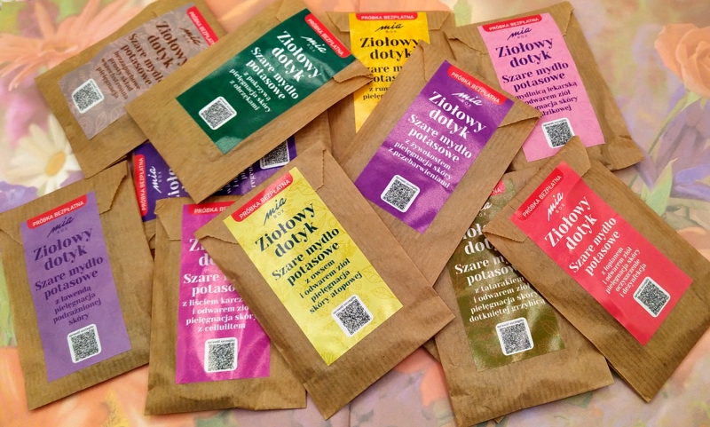 ZIOŁOWY DOTYK - Pakiet próbek mydeł potasowych